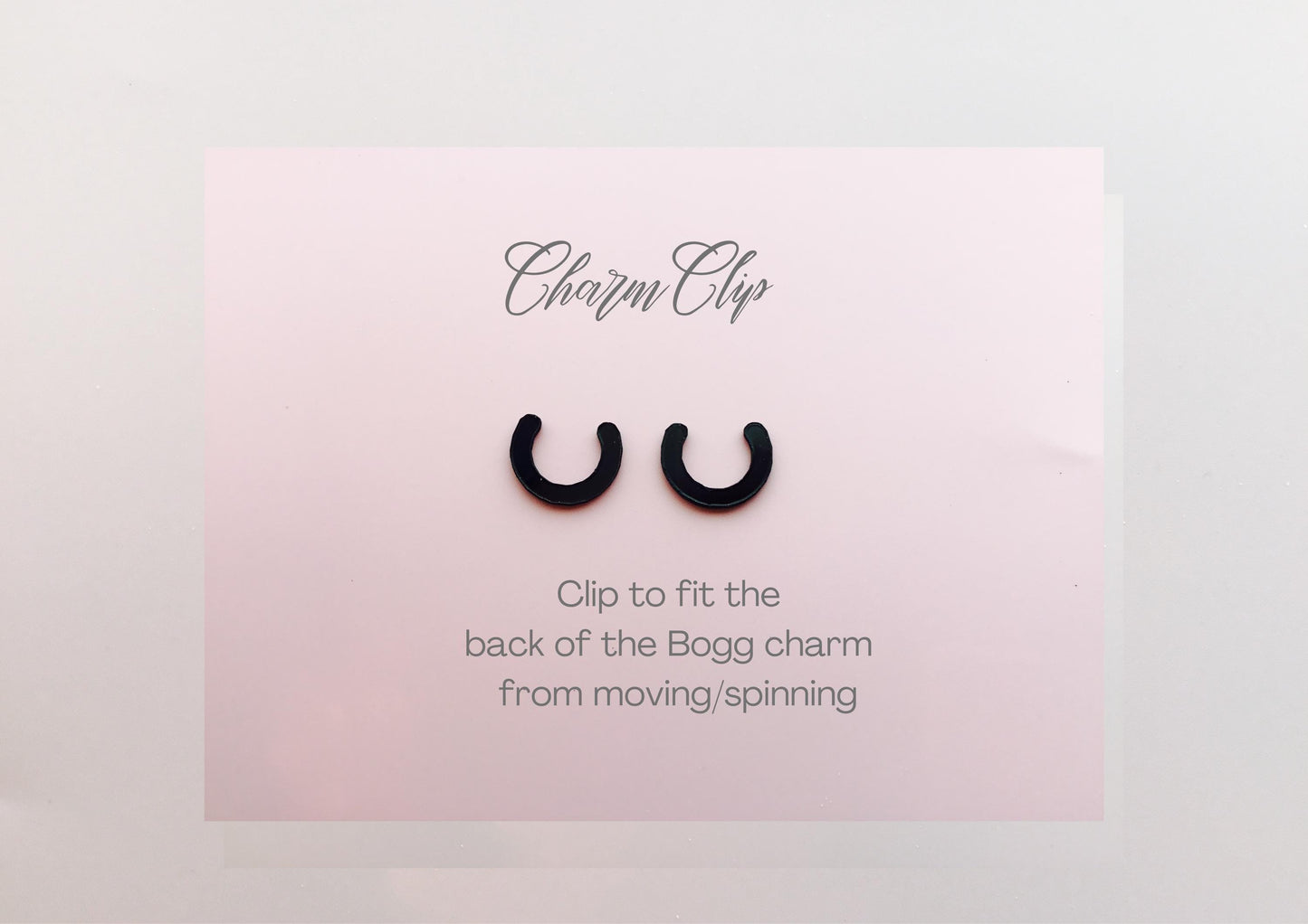 Coquette Bow Iridescent Crystal Charm for Bogg Bag