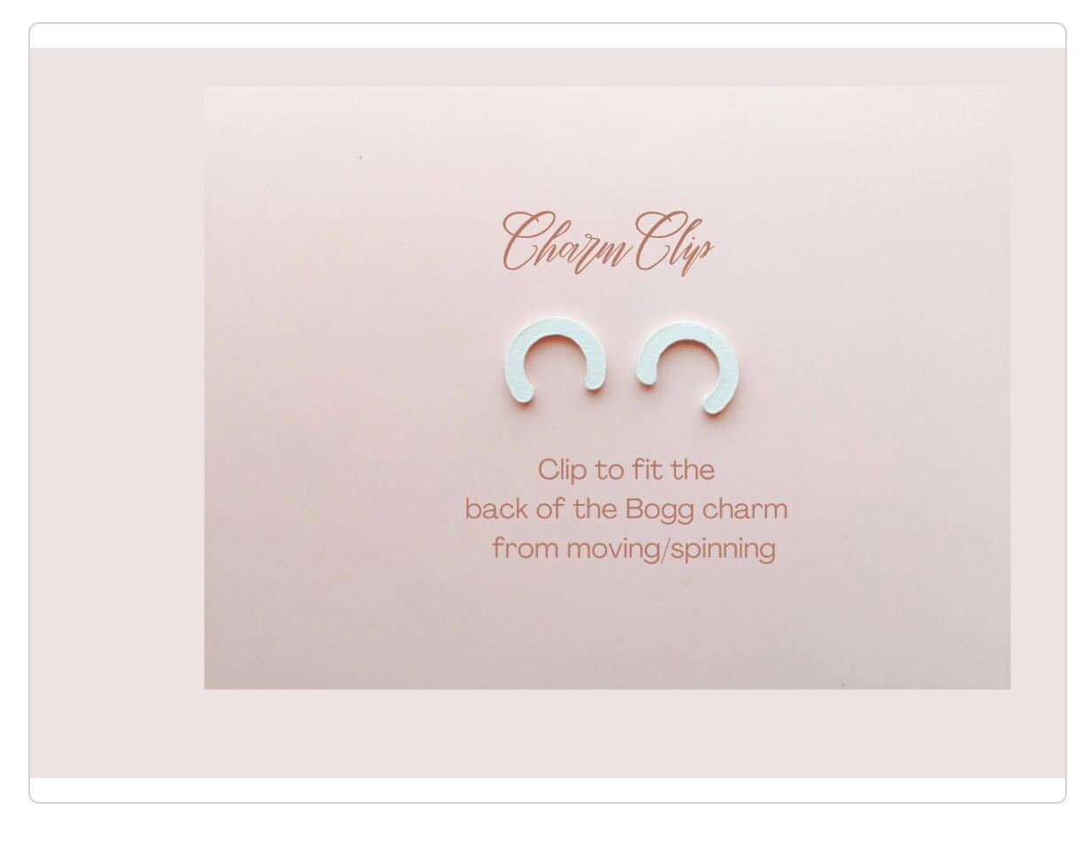 Butterfly / Pearl Crystal Charm for Bogg Bag / Accessory