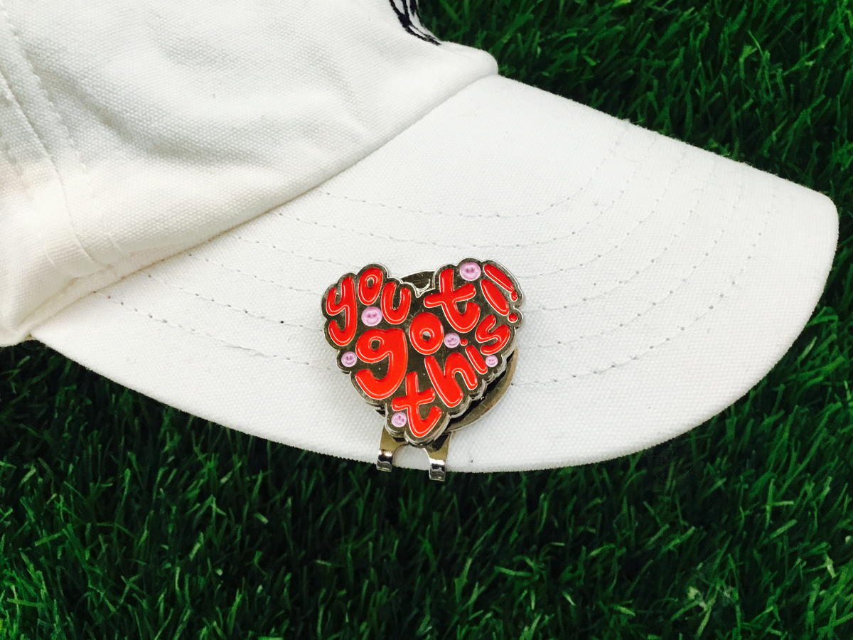 You Got This Heart Golf Ball Marker & Hat Clip