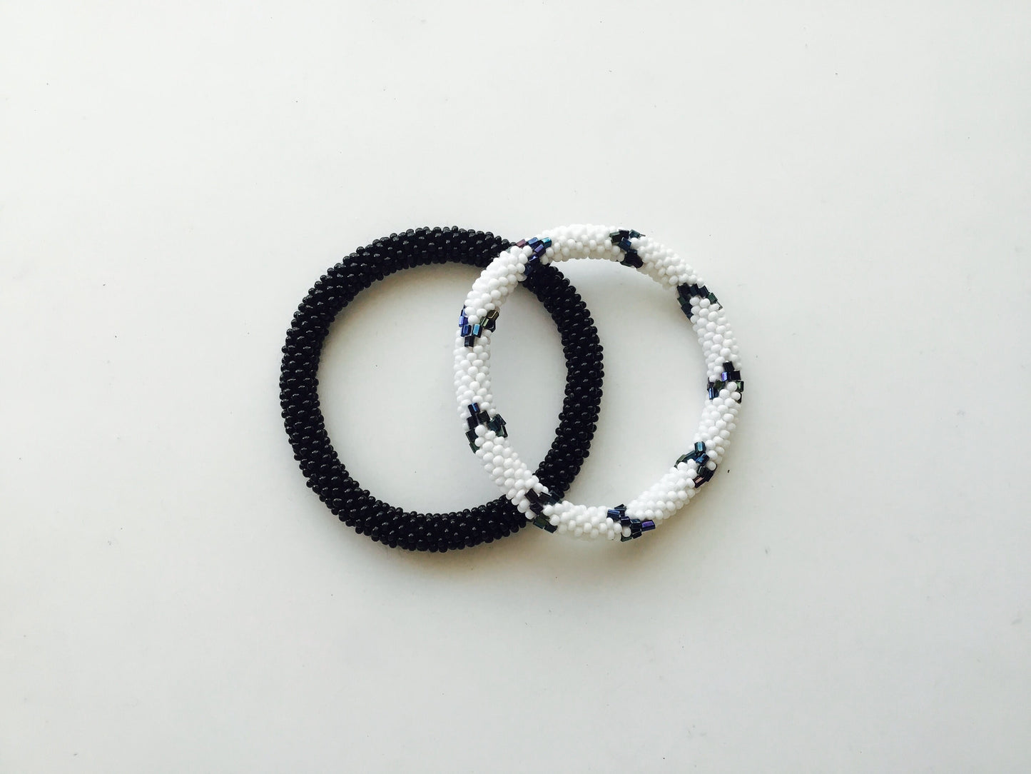 Set of 2 Nepal Beaded Bracelets