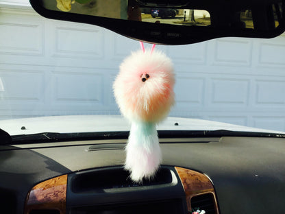 Furry Buddy  Keychain Worry Friend  Bag Purse Charm