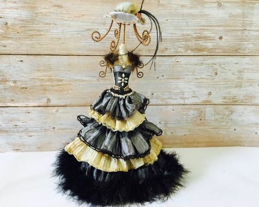 Vintage Victorian Mannequin Jewelry Display Stand