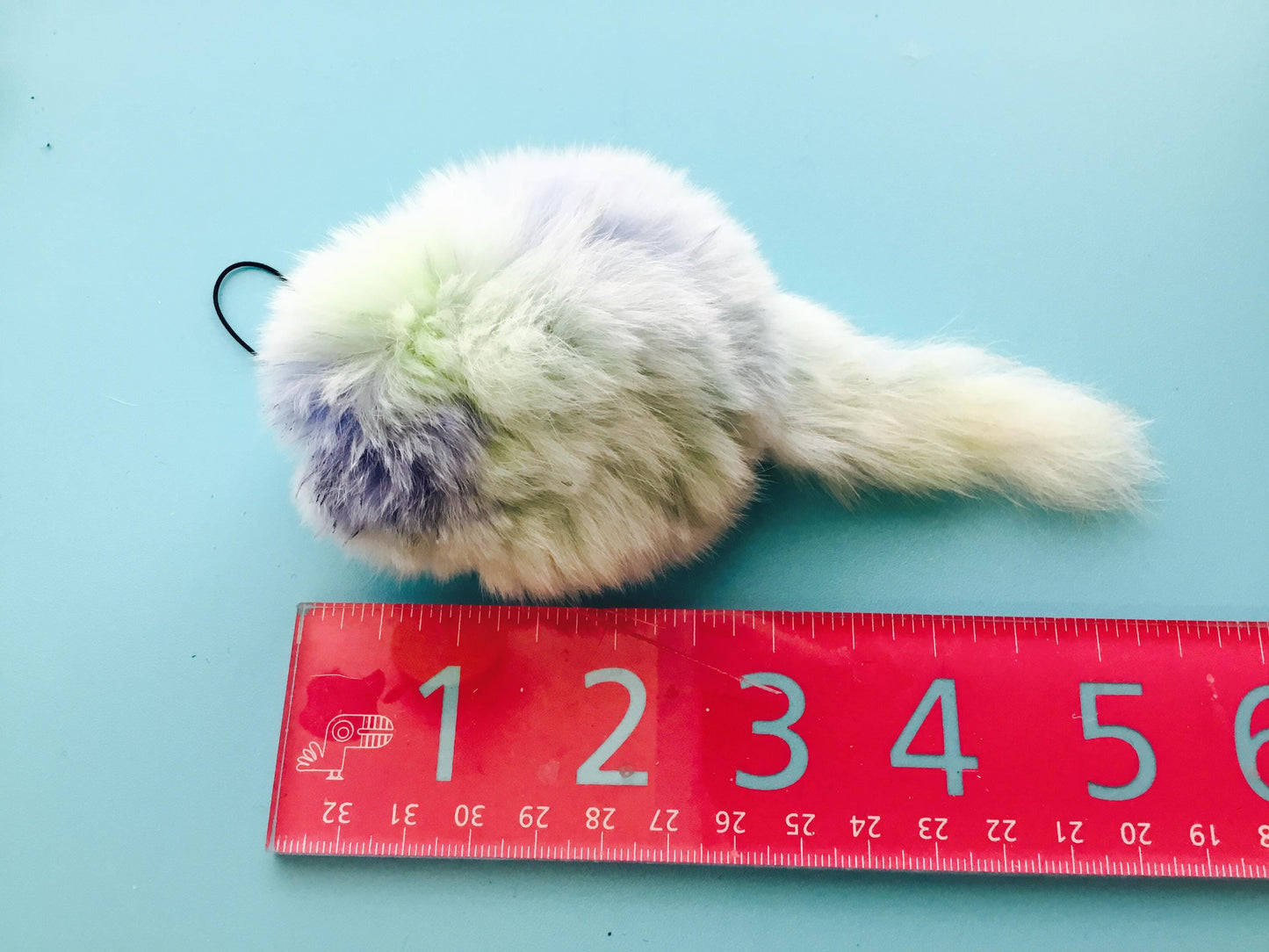 Furry Buddy  Keychain Worry Friend  Bag Purse Charm