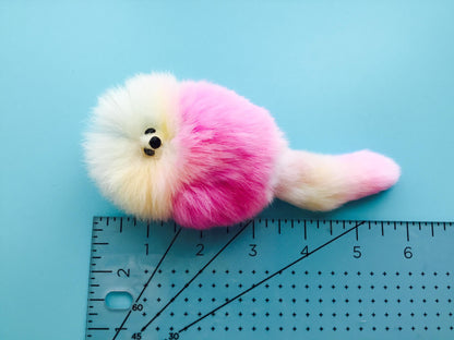 Furry Buddy Phone Charm Keychain Bag Charm