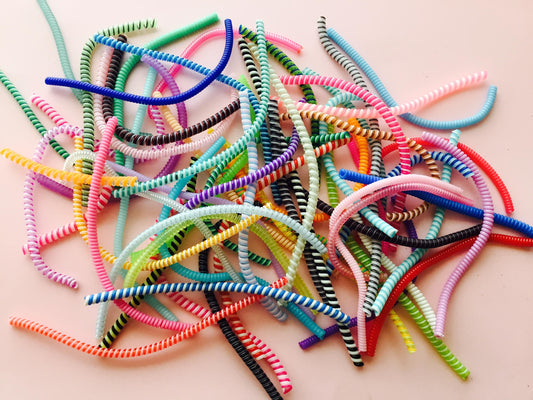 Solid / Multi / Triple Color / Cochlear Hearing Aid Twist Tube