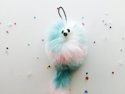 Furry Buddy  Cellphone  Keychain Bag Charm