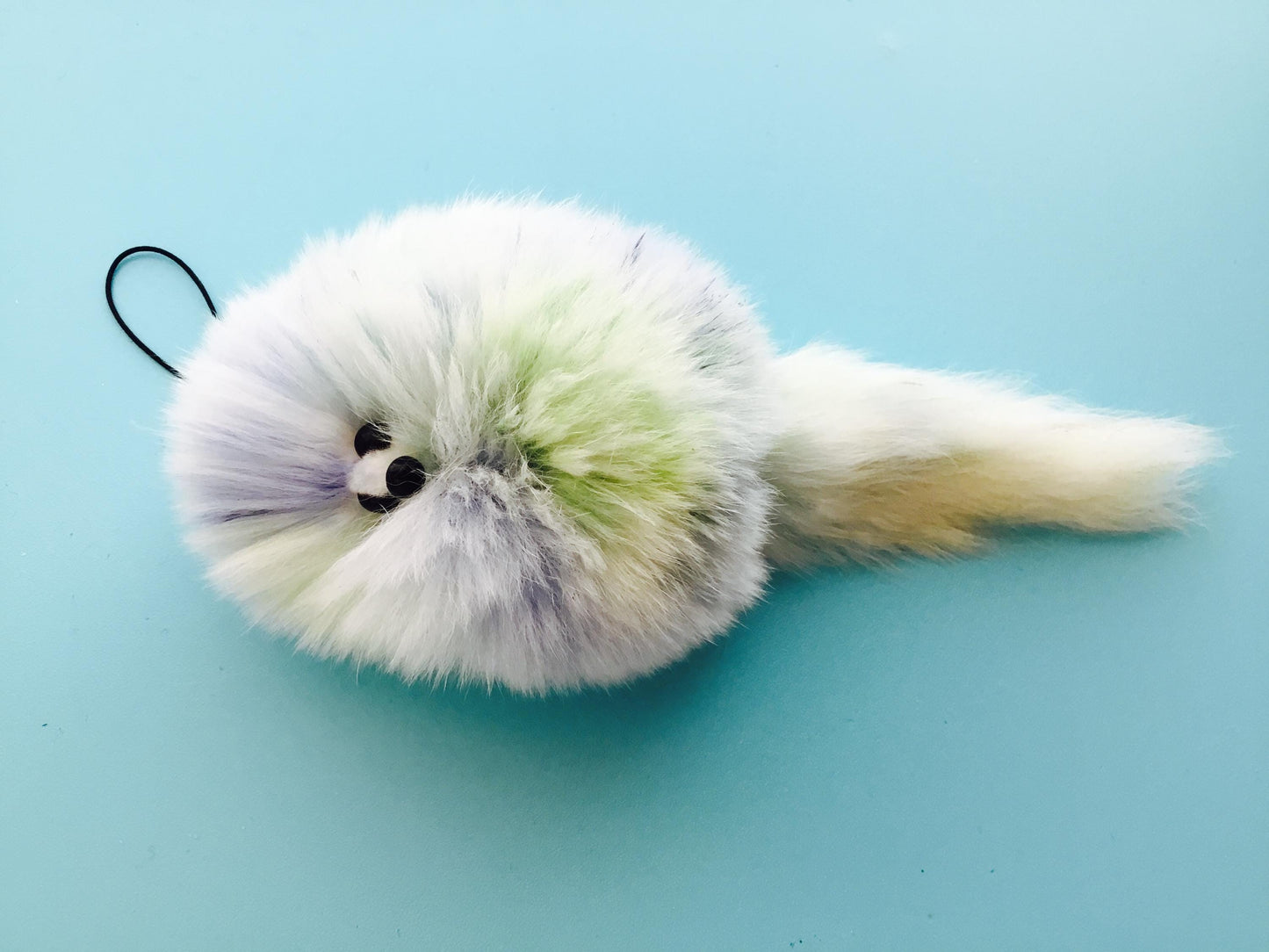 Furry Buddy  Keychain Worry Friend  Bag Purse Charm
