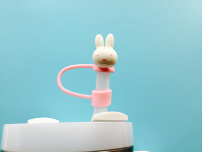 Straw Cap  / Cover / Bunny  10mm Straw Accessory
