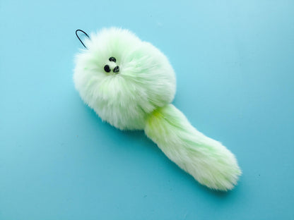 OOAK My Furry Friend  Phone Charm Keychain Bag Purse Charm