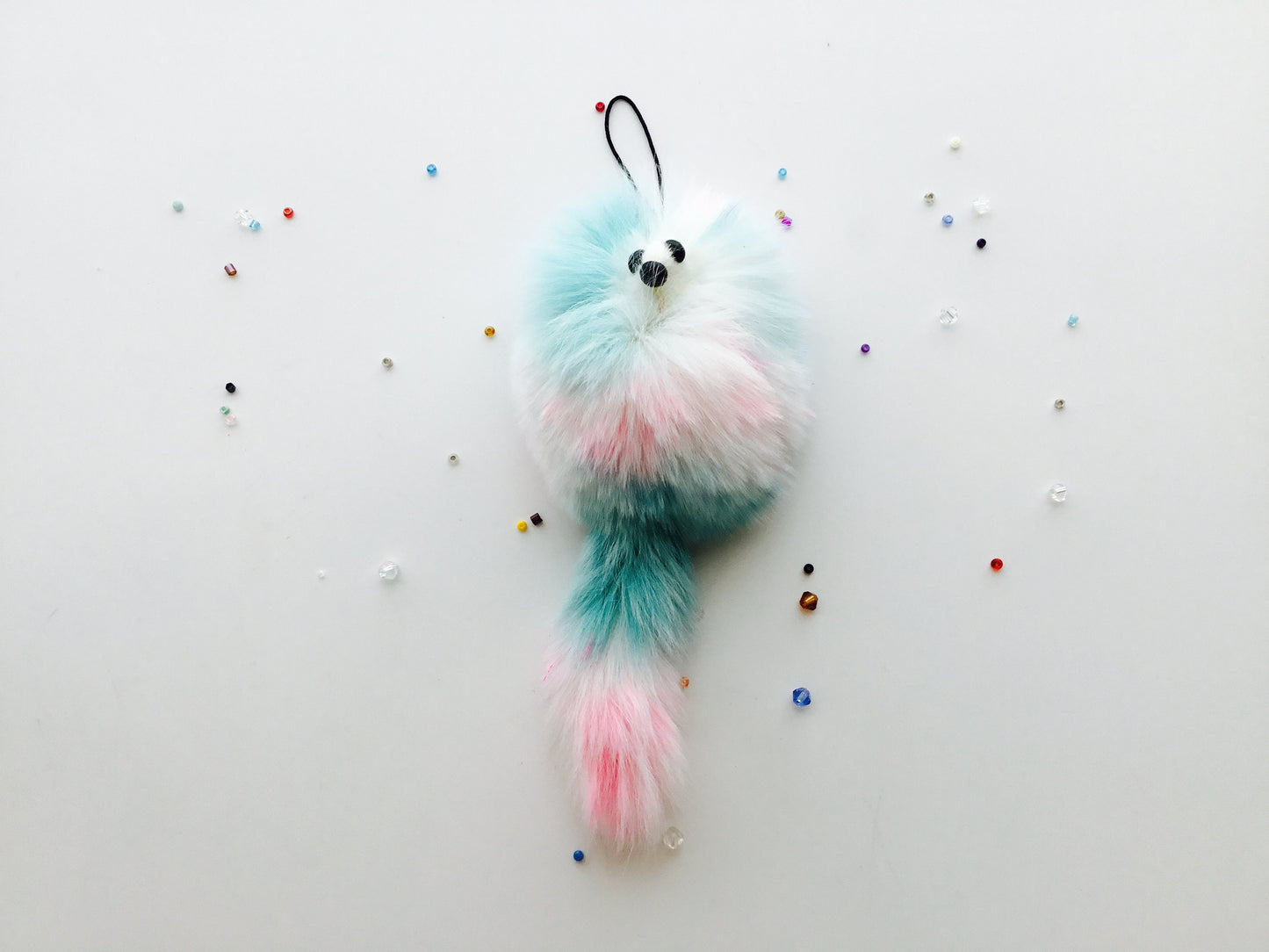 Furry Buddy  Cellphone  Keychain Bag Charm