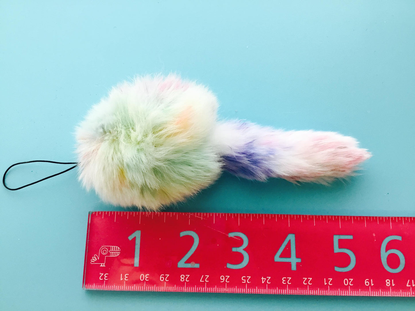 Furry Buddy Charm Keychain Gift Unique  Worry Friend Kids Bag Purse Charm