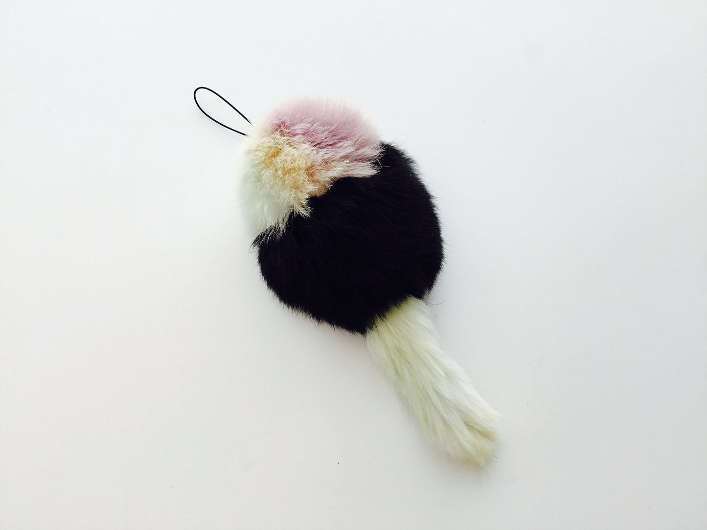 OOAK   My Furry Friend Cellphone Charm Keychain
