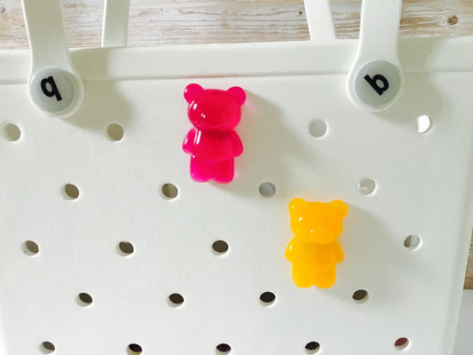 Large Jumbo Size Gummy Bear Charm for Bogg Bag