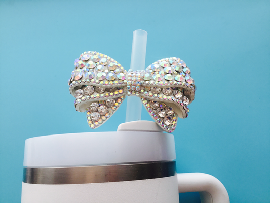 Bling Bow Straw Charm for Stanley Tumbler