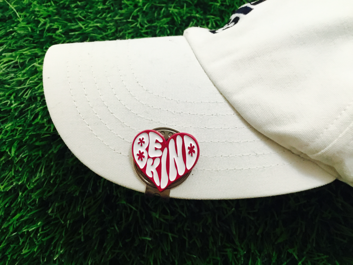 Be Kind Golf Ball Marker & Hat Clip