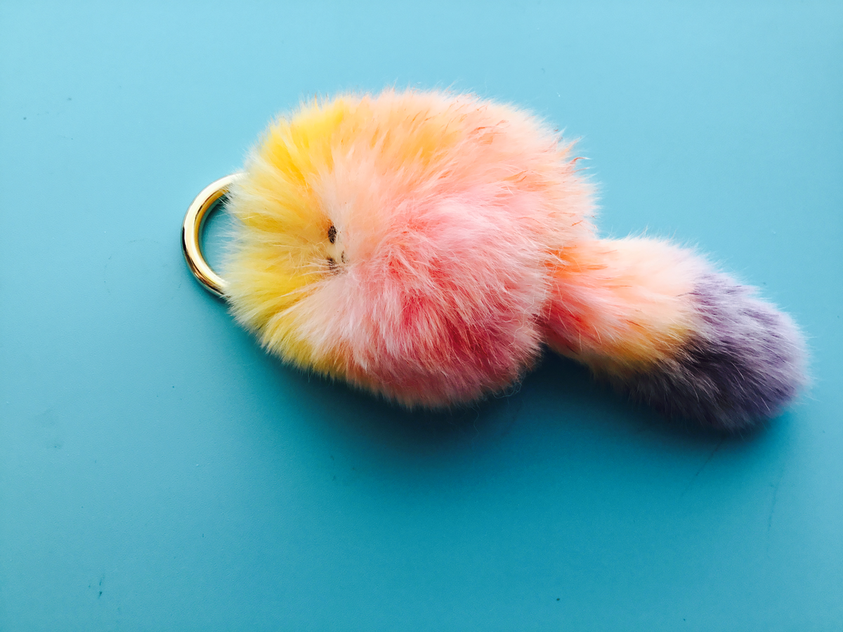 My Furry Buddy  Keychain Bag Charm