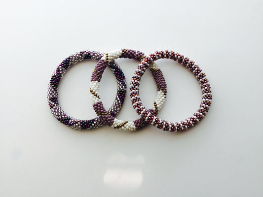 Nepal Beaded Bracelets Set of 3