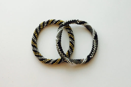 Nepal Beaded  Bracelets Set of 2